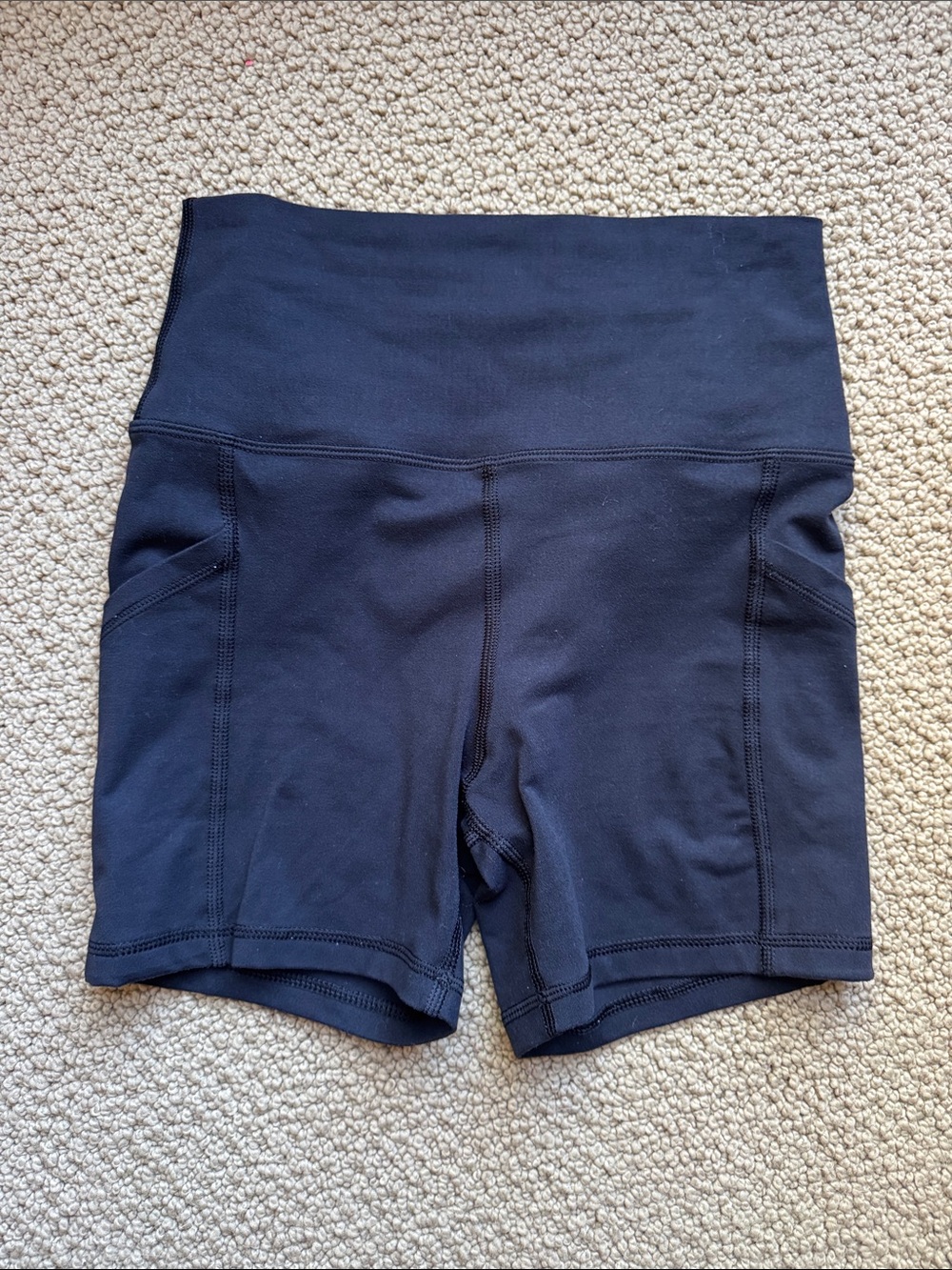 Aerie, Offline High-Waist Black Women's Active Shorts